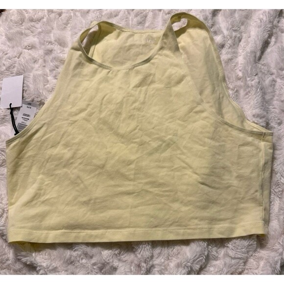 Tna Aritzia Chill Mission Tank Cropped Top Size xl lemonade Stretch - Picture 1 of 3